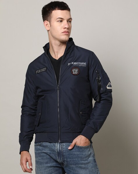 Shop Puffer Reversible Jacket for Men Online - Spykar