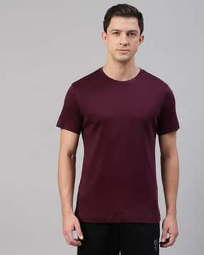 van heusen Men Regular Fit Crew-Neck T-Shirt-picture-49