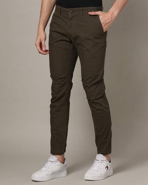 Buy Beige Trousers & Pants for Men by NETPLAY Online | Ajio.com