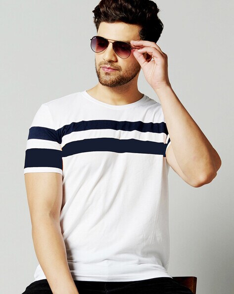 Buy Navy Tshirts for Men by AUSK Online