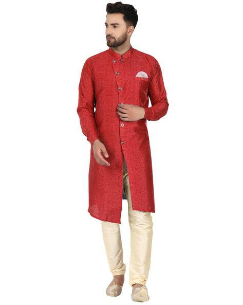 SKAVIJ Printed Kurta Pyjama Set