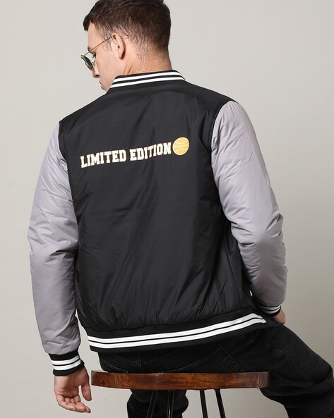 Spykar black shop bomber jacket