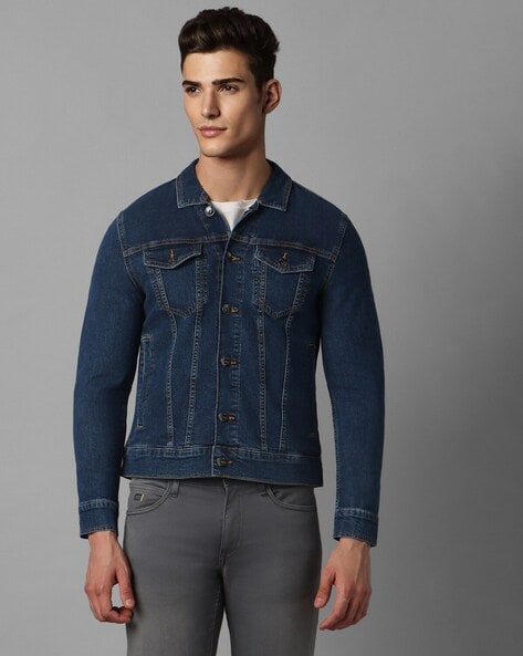 Buy Blue Jackets & Coats for Men by ADAMO LONDON Online | Ajio.com