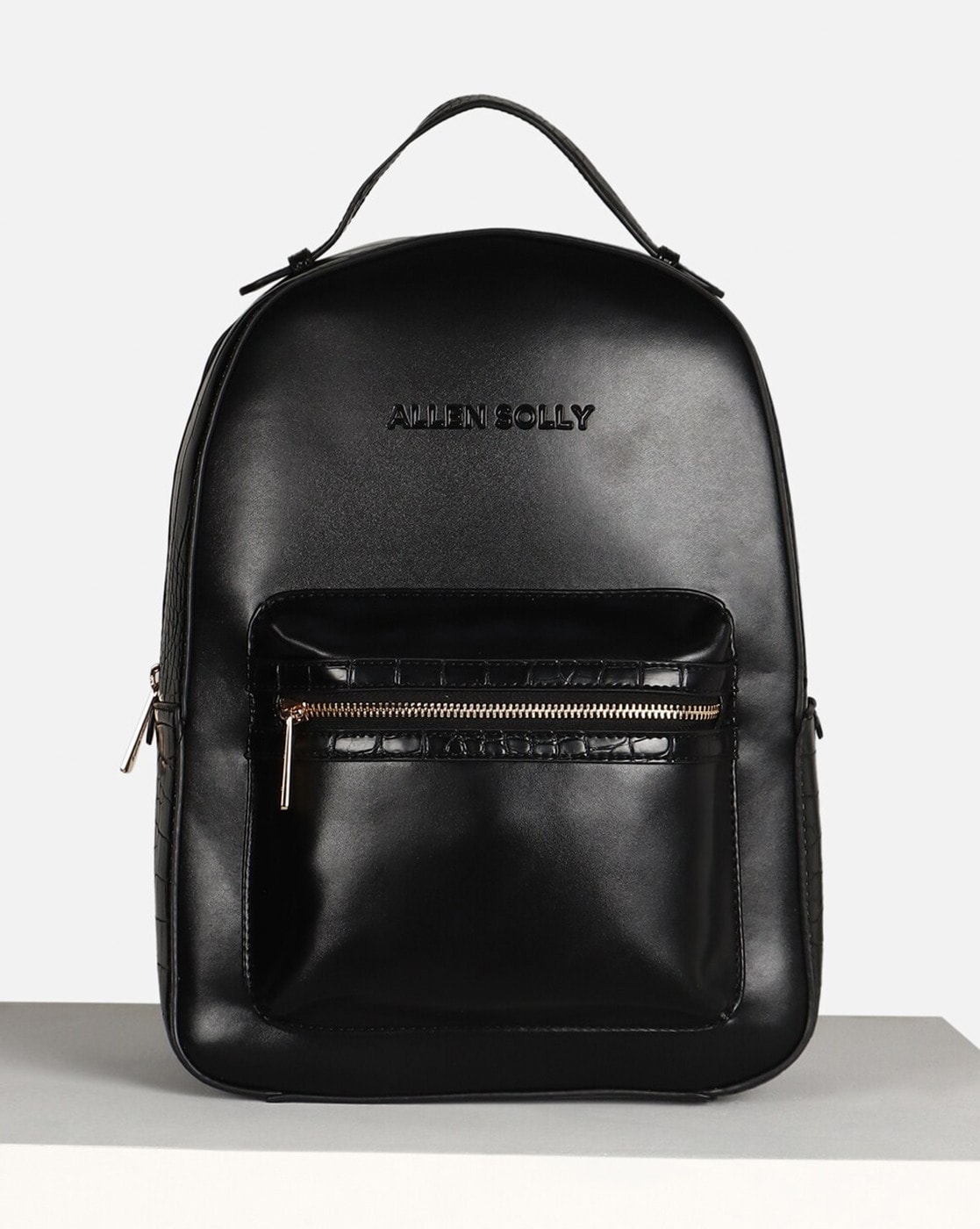 Allen solly black online backpack