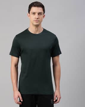 van heusen Men Regular Fit Crew-Neck T-Shirt-picture-13
