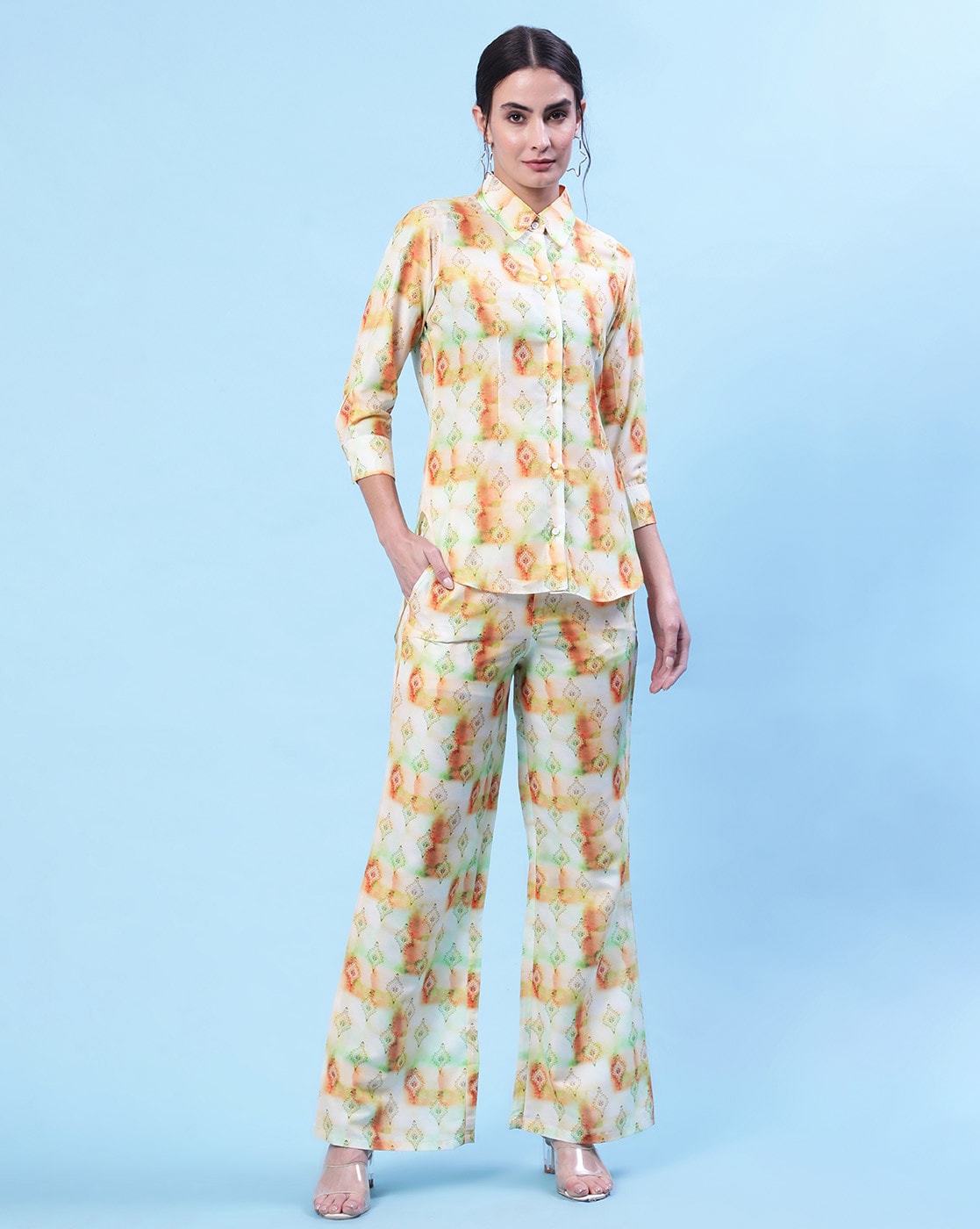 Buy Yellow Co-ord Sets for Women by ETHNIC YARD Online