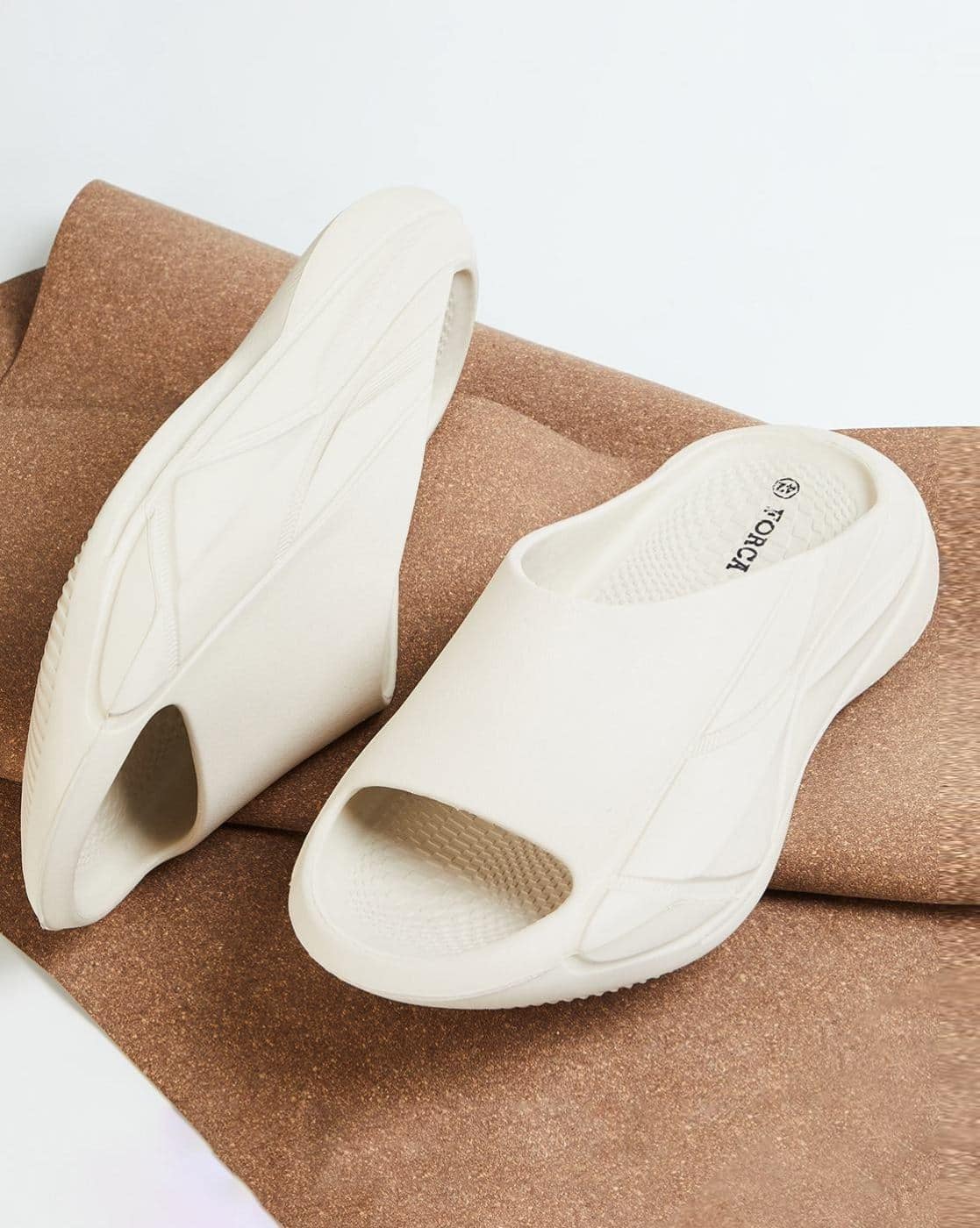 Buy Beige Flip Flop \u0026 Slippers for Men by Forca by Lifestyle Online |  Ajio.com
