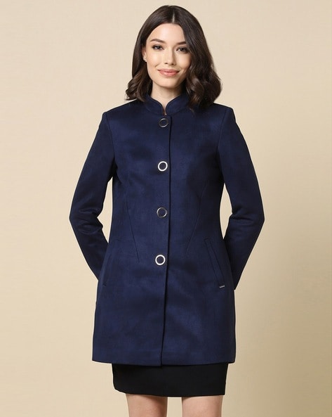 Buy Navy Blue Jackets Coats for Women by ALLEN SOLLY Online Ajio