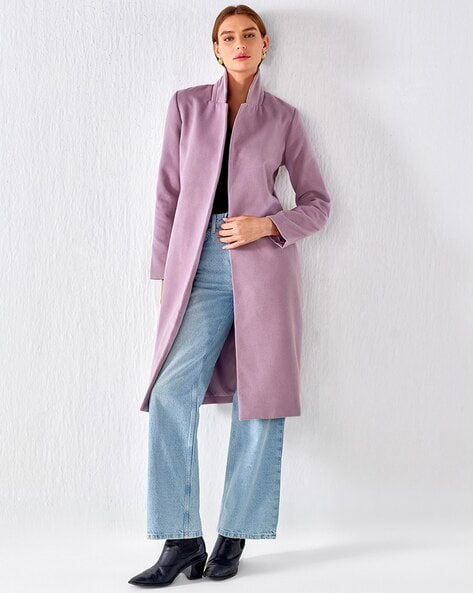 Lilac on sale long coat