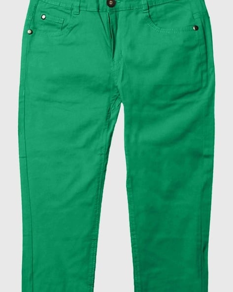 Buy green Trousers & Pants for Boys by Jack & Jones Online | Ajio.com