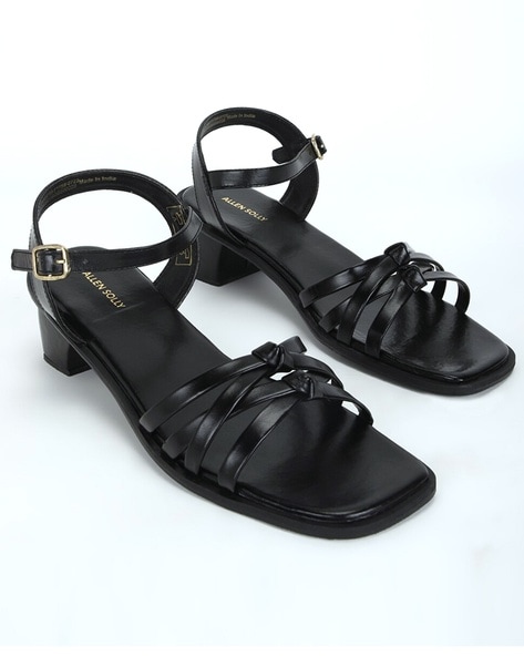 Women Leather Face - Heeled Roman Sandals at best price in Ludhiana | ID:  20444154873
