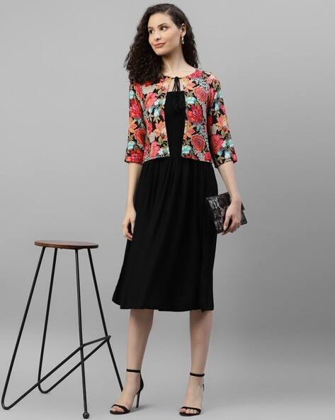 Buy Black Dresses for Women by DEEBACO Online | Ajio.com