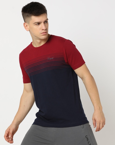 Buy Red & Navy Blue Tshirts for Men by Teamspirit Online