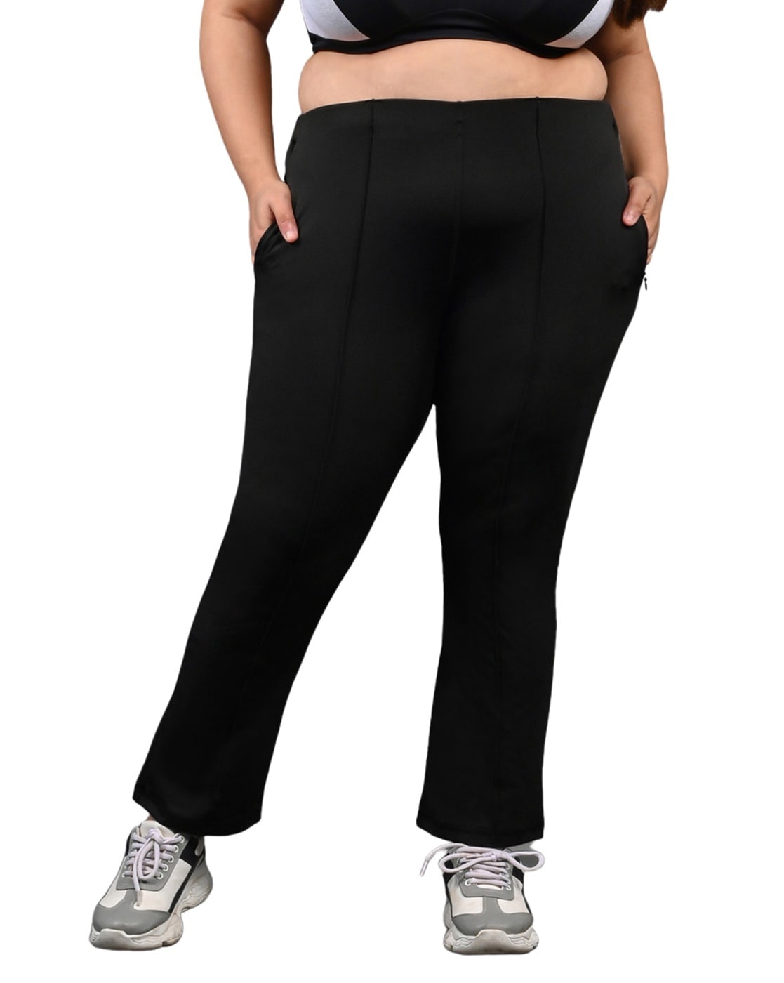 Buy Black Leggings for Women by BELLOFOX Online