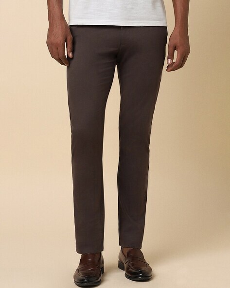 Chocolate brown velvet essential Trousers