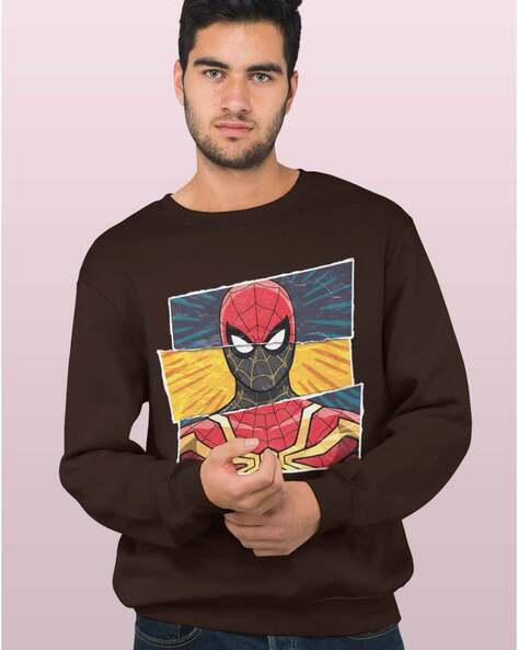 Buy Brown Sweatshirt Hoodies for Men by MACMERISE Online