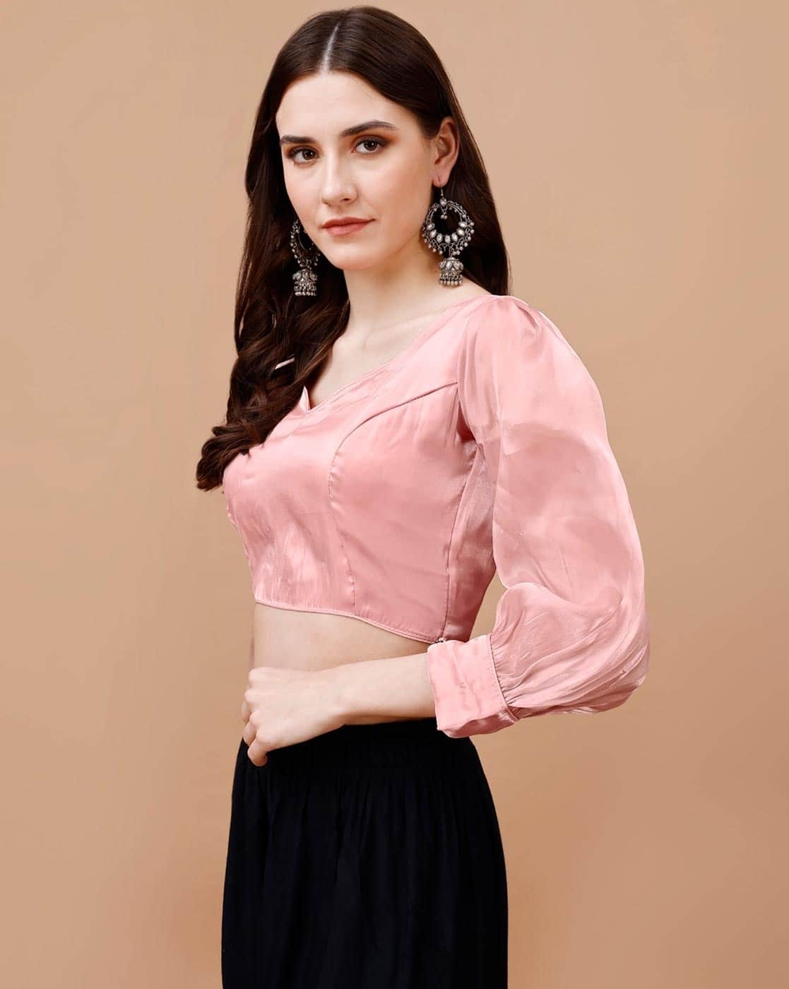 トップス Yoli Simple wide blouse Pink Yoli Simple wide blouse Pink Pink blouse design