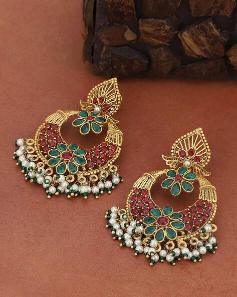 Infinite Love Chandbali Earrings - Mustafa Jewellery