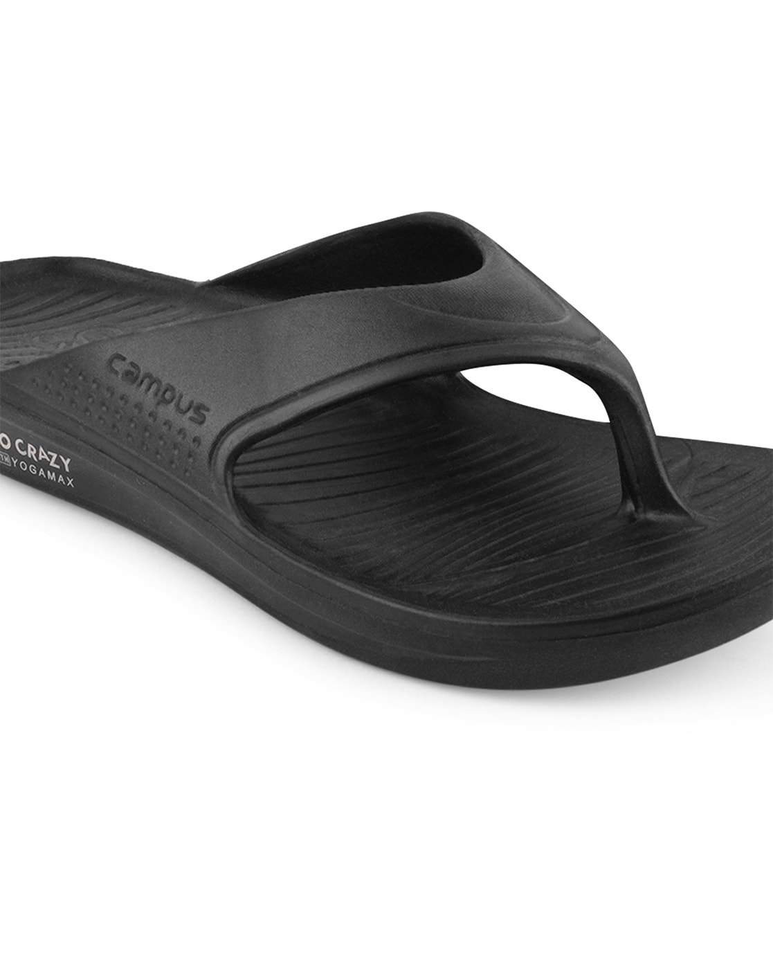 Buy Black Flip Flop Slippers for Men by Campus Online Ajio