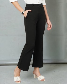 Shop for Women's Wide Legged Trousers Online at AJIO