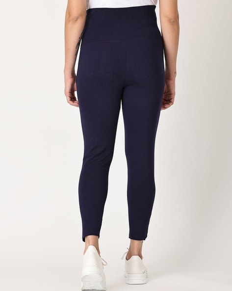 Buy Multicolored Leggings & Trackpants for Women by THE MOM STORE Online