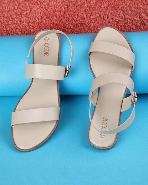 Off white strap sandals hot sale