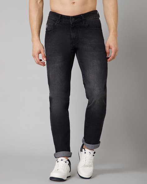 Buy Black Jeans for Men by Cantabil Online