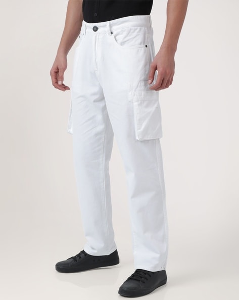 Xander Zhou Half Cargo Trousers - Black/White | Garmentory