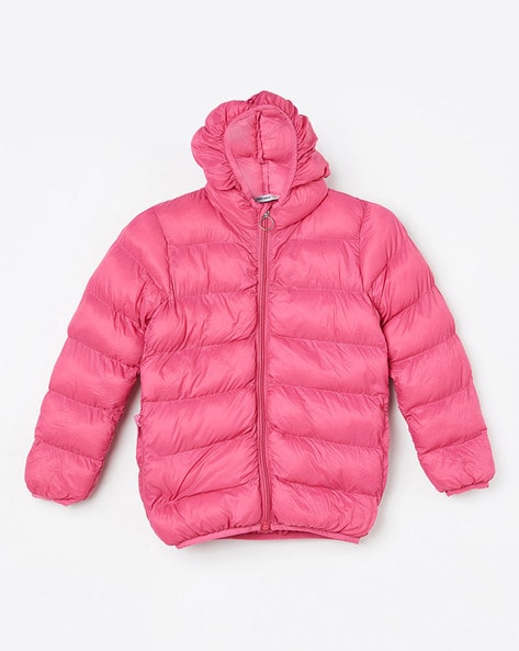 Girls Pink Fur Trim Hood Toddler Winter Jacket/Coat Sizes 4T-7T Free  Shipping | eBay