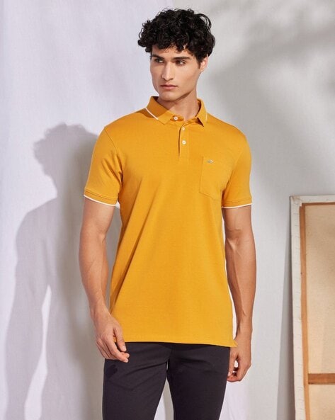 Red and yellow discount polo