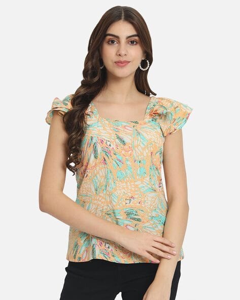 Women Printed Regular Fit Top