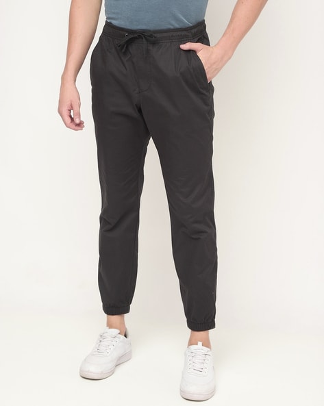 Slim twill joggers with gapflex hot sale