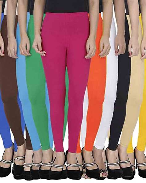 Buy Multicoloured Leggings for Women by GROVASU Online