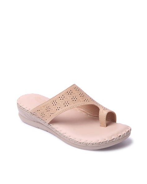 Buy Beige Flat Sandals for Women by BIG BIRD FOOTWEAR Online | Ajio.com