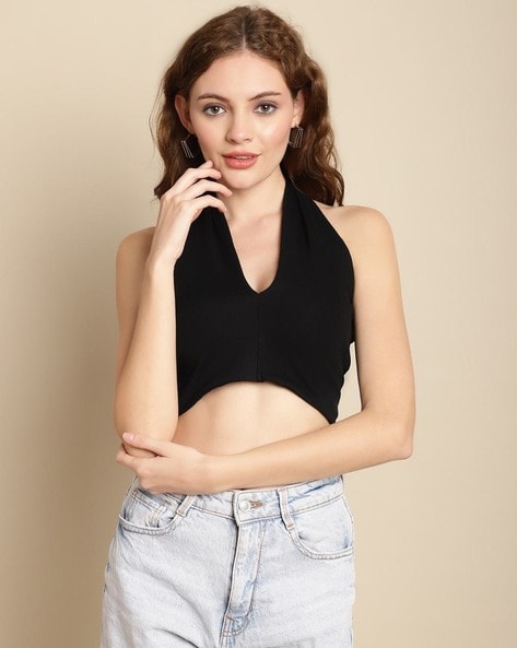 Buy Black Tops for Women by LAGASHI Online