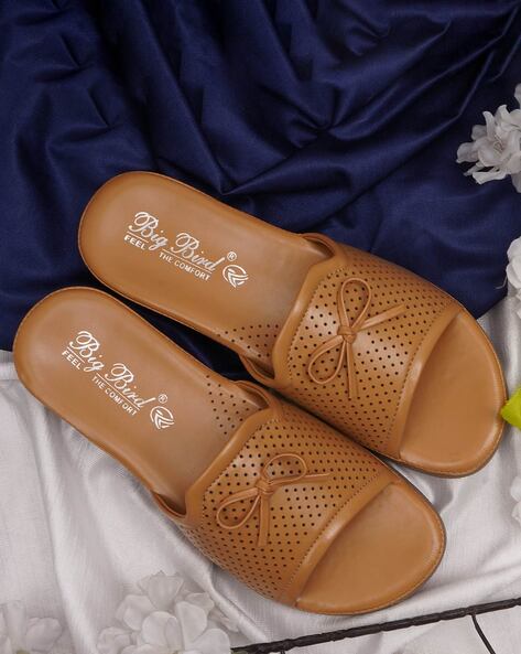 Comfortable open toe discount slippers