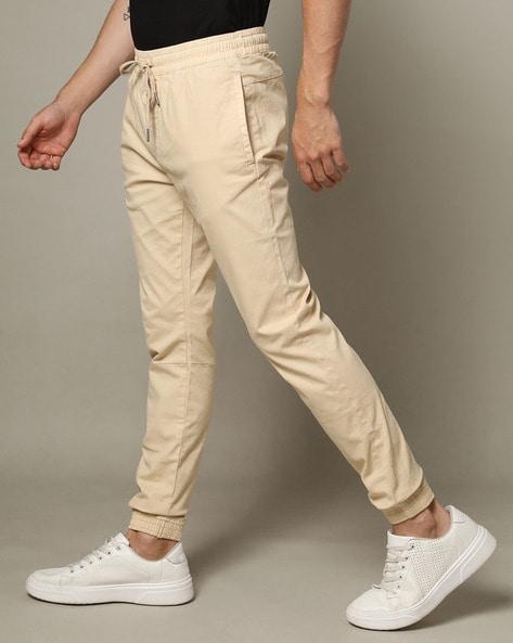 Buy Beige Track Pants for Men by SPYKAR Online