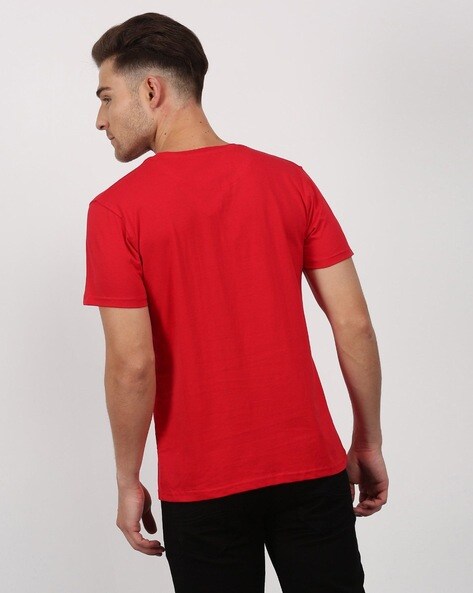 solid red t shirt