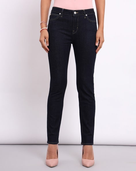 Womens lee mid hot sale rise skinny jeans