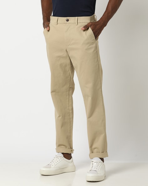 SUITSUPPLY Porto Trousers Mens UK 34 Chino Slim Fit Brown Zip Fly | eBay