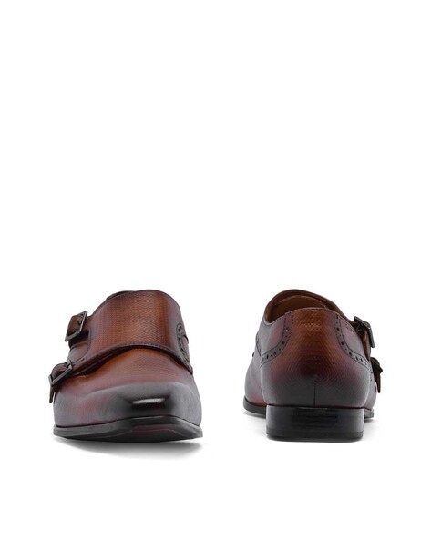 Ruosh double 2024 monk strap shoes