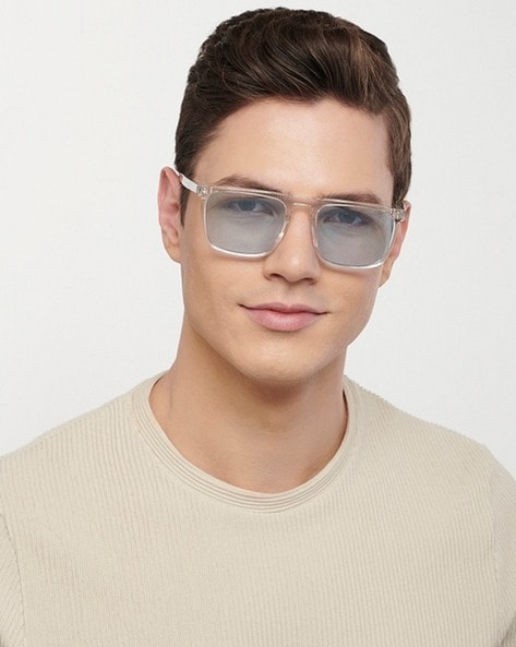 Stylish Square Winter Transparent Clear Sunglasses For Men And Women-U –  UNIQUE & CLASSY