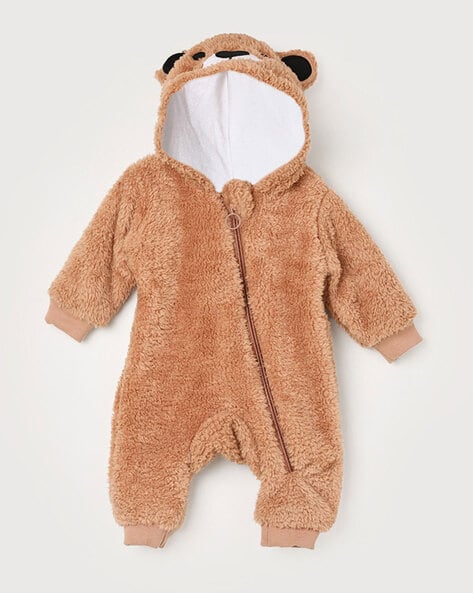 Buy Brown Sleepsuits Nightsuit for Infants by Juniors by