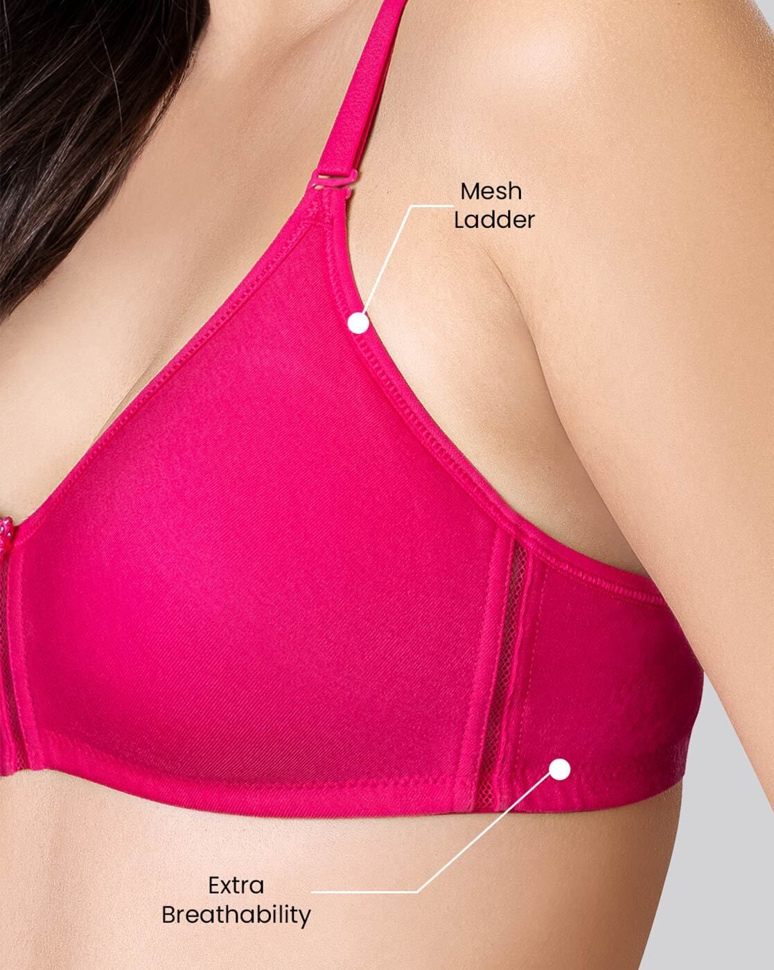 Combed Cotton Rich Full Coverage Spacer Bra