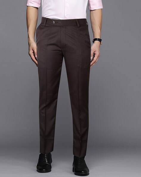 Buy Black Coffee Black Formal Trousers - Trousers for Men 1778106 | Myntra