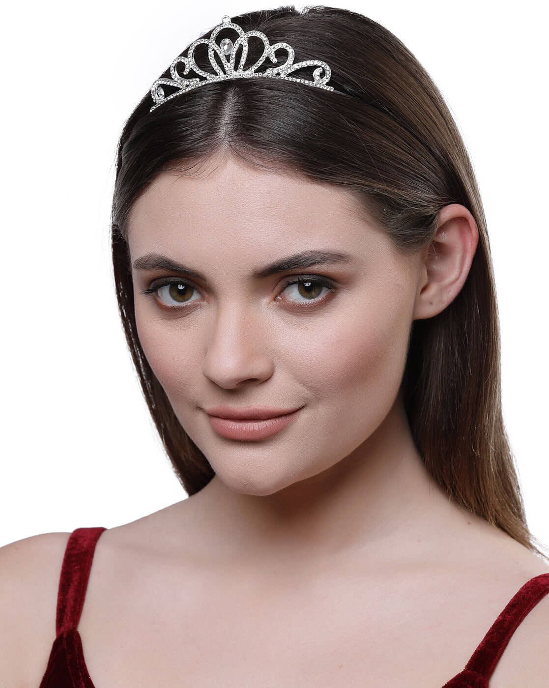 Buy Vogue Hair Accessories Tiara Headband, Silver Online at Best Prices in  India - JioMart.