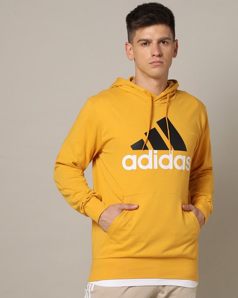 Adidas equipment yellow hoodie best sale