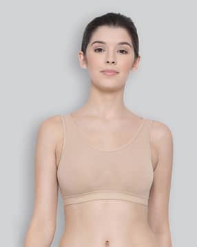 lyra Combed Cotton Sweat Absorbent Stretchable Sports Bra-picture-9