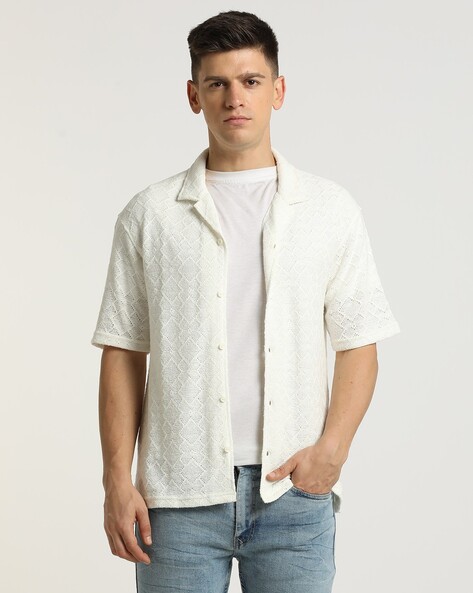 Buy Off-White Shirts for Men by ALTHEORY Online