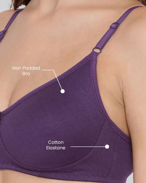 Cotton Spandex Full Coverage Secret Support Bra